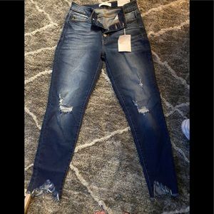 high rise KanCan ankle skinny new with tags